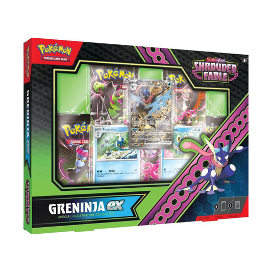 Pokemon TCG Shrouded Fable Greninja ex Special Illustration Collection Box sealed contents