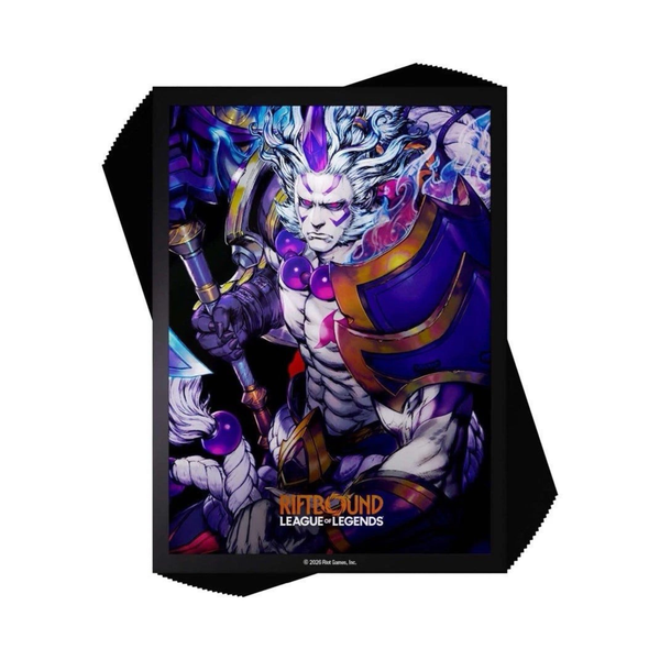 Riftbound LOL TCG SpiritForged Darius 100ct card sleeves standard size trading card sleeves deck protector sleeves
