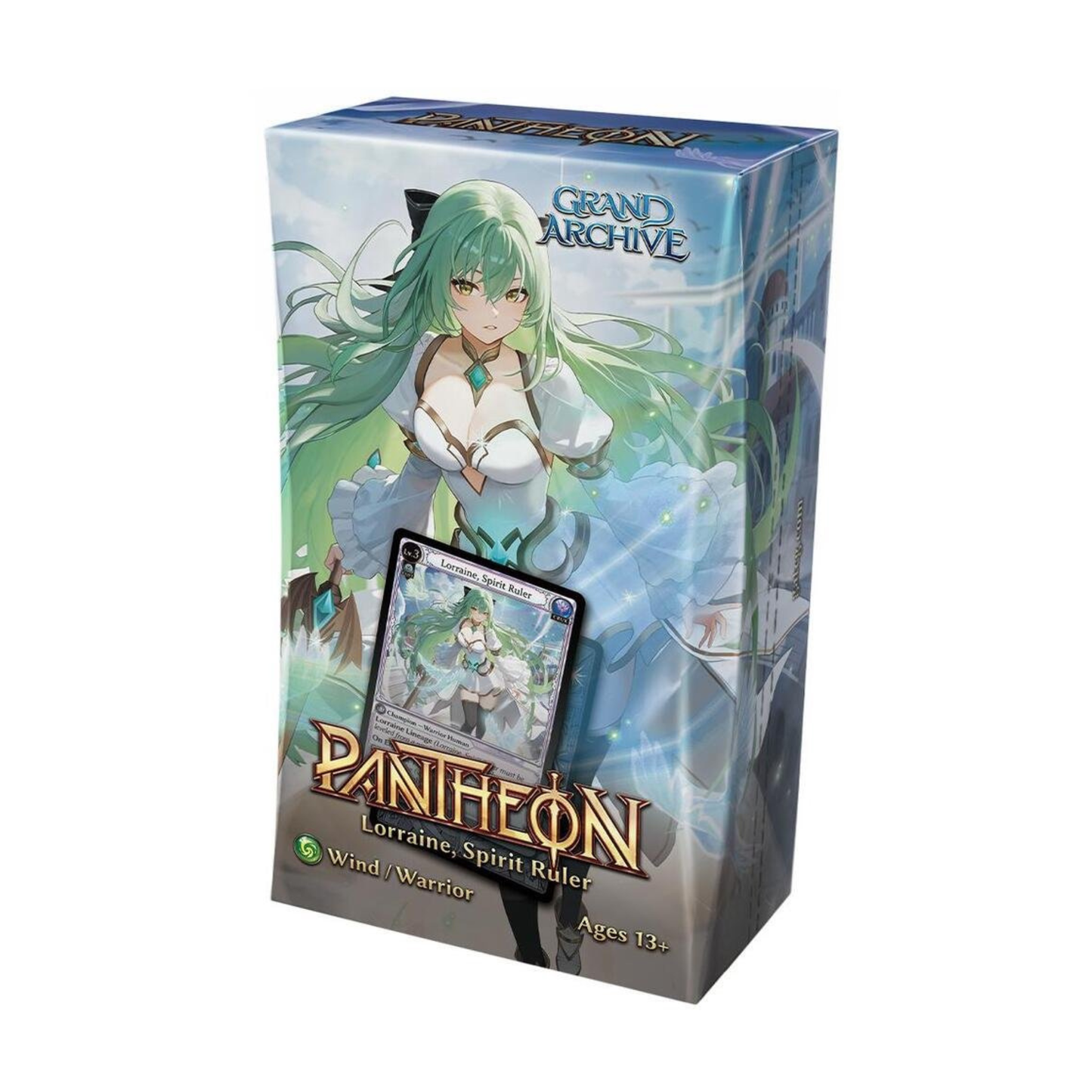 Grand Archive TCG Radiant Origins Pantheon Deck – Lorraine, Spirit Ruler | Pre-Constructed 60-Card Deck with Boon Cards & Foil Card Chance (PRE-ORDER APRIL)