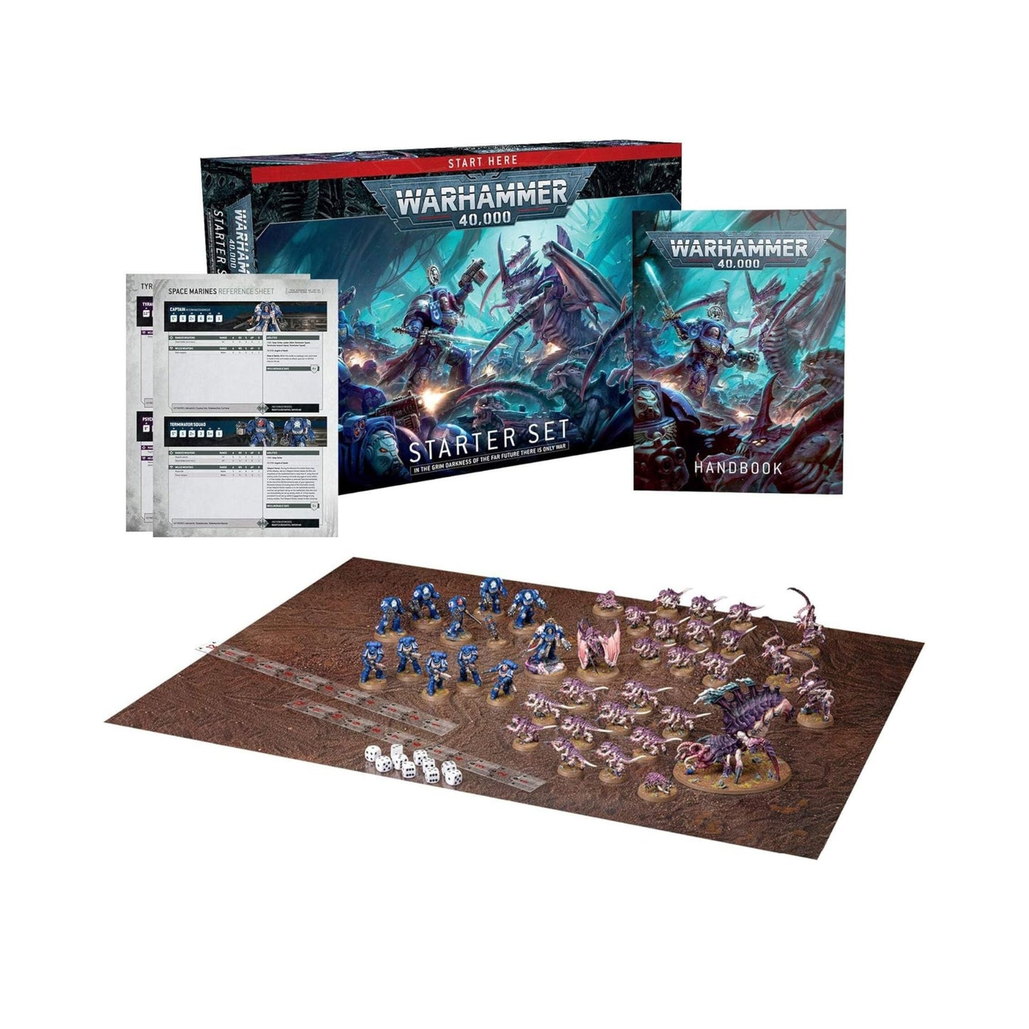 Warhammer 40000 Starter Set - In The Grim Darkness Of The Far Future There Is Only War - Tabletop Miniatures Game