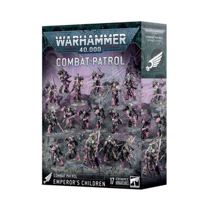 Warhammer 40,000 Combat Patrol Emperor’s Children Army Set – 17 Miniatures Including Lord Exultant, Flawless Blades & Infractors – Warhammer 40K Plastic Model Kit (PRE-ORDER)