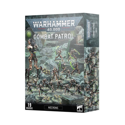 Warhammer 40K Combat Patrol Necrons Army Box Set – Games Workshop Warhammer 40,000 Miniatures Kit Featuring Necron Warriors, Canoptek Constructs & Destroyer Cult Units (PRE-ORDER)