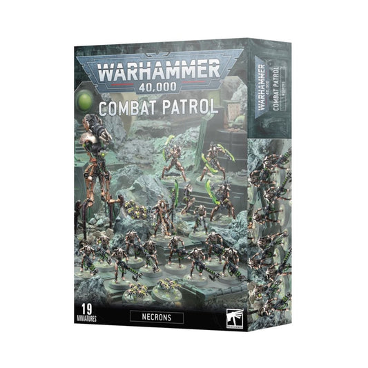 Warhammer 40K Combat Patrol Necrons Army Box Set – Games Workshop Warhammer 40,000 Miniatures Kit Featuring Necron Warriors, Canoptek Constructs & Destroyer Cult Units (PRE-ORDER)