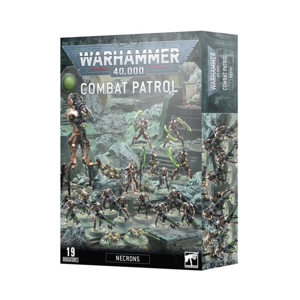Warhammer 40K Combat Patrol Necrons Army Box Set – Games Workshop Warhammer 40,000 Miniatures Kit Featuring Necron Warriors, Canoptek Constructs & Destroyer Cult Units (PRE-ORDER)