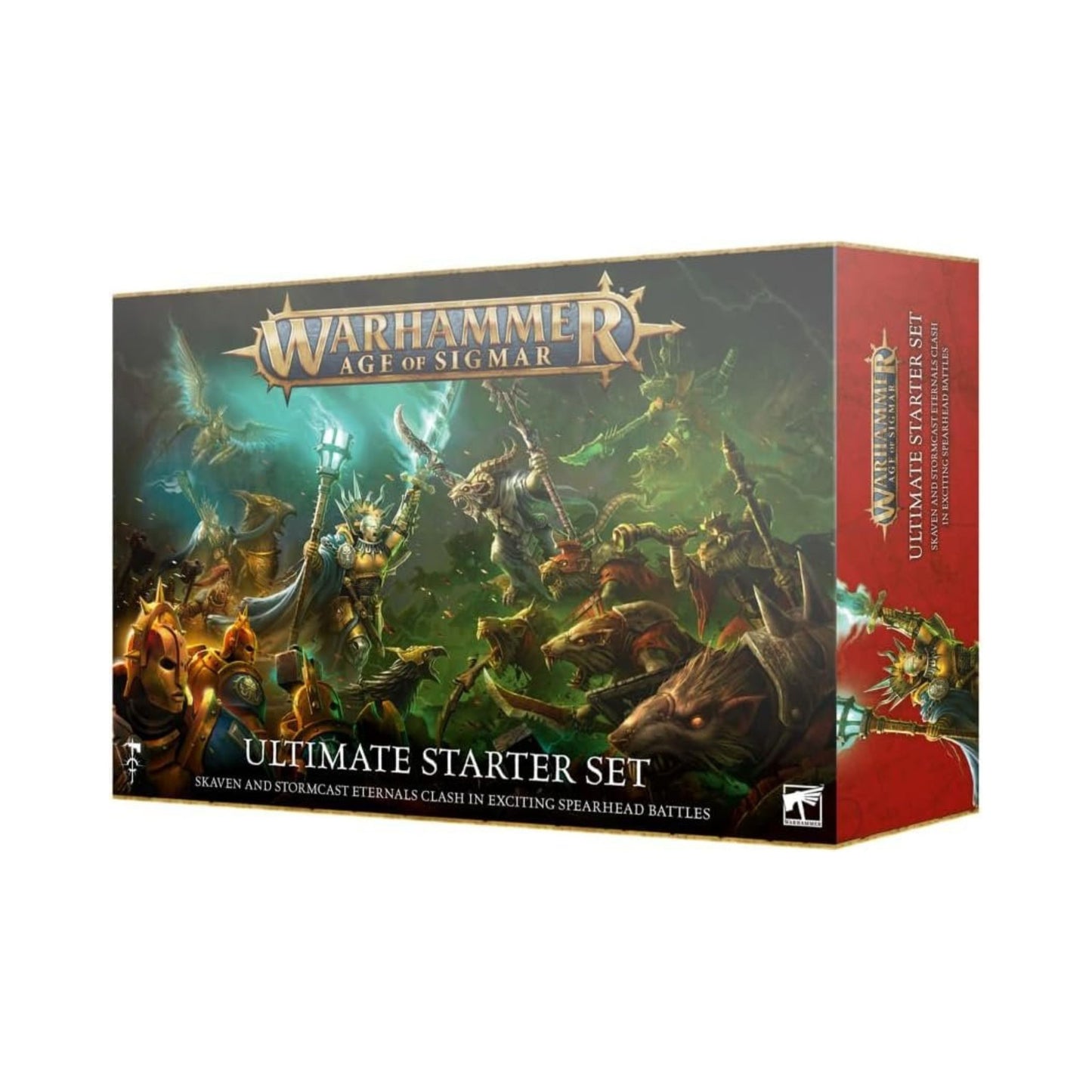 Warhammer - Age of Sigmar: Ultimate Starter Set - Skaven and Stormcast Eternals Clash Exciting Sperhead Battles