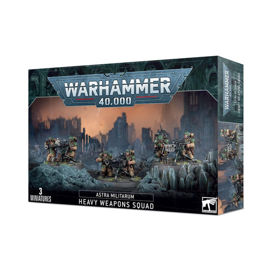 Games Workshop Warhammer 40,000 Astra Militarum Heavy Weapons Squad - 3 Miniatures