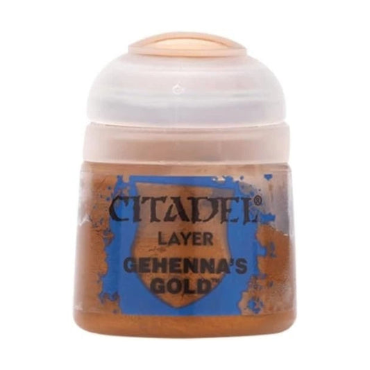 Warhammer Citadel Base Gehenna's Gold Paint Bottle 12ml