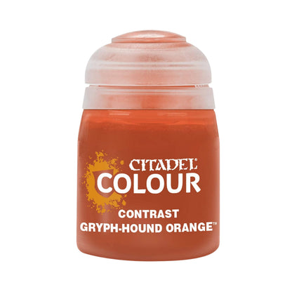 Warhammer Citadel Contrast: Gryph-Hound Orange Paint Bottle 18ml