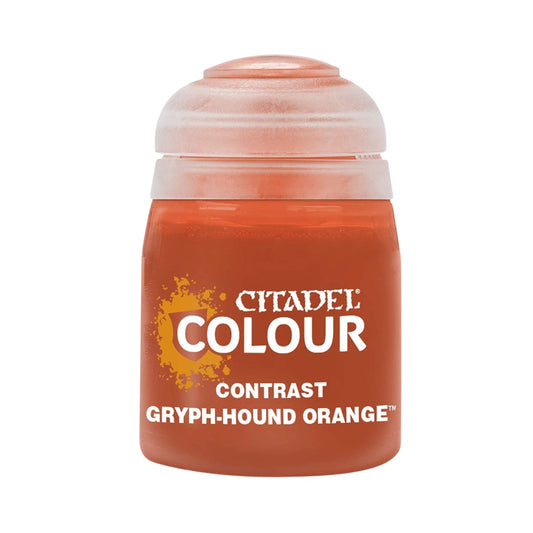 Warhammer Citadel Contrast: Gryph-Hound Orange Paint Bottle 18ml