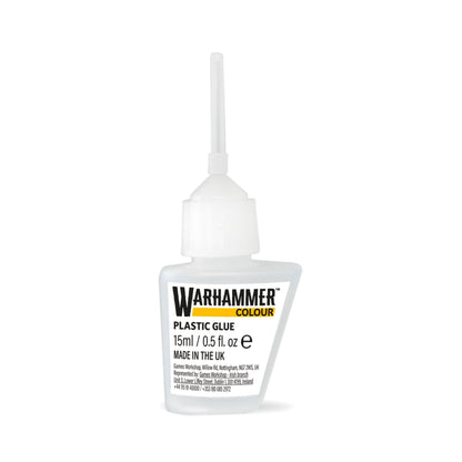 Warhammer Plastic Glue 0.5 Fl Oz miniature modeling adhesive for plastic miniatures