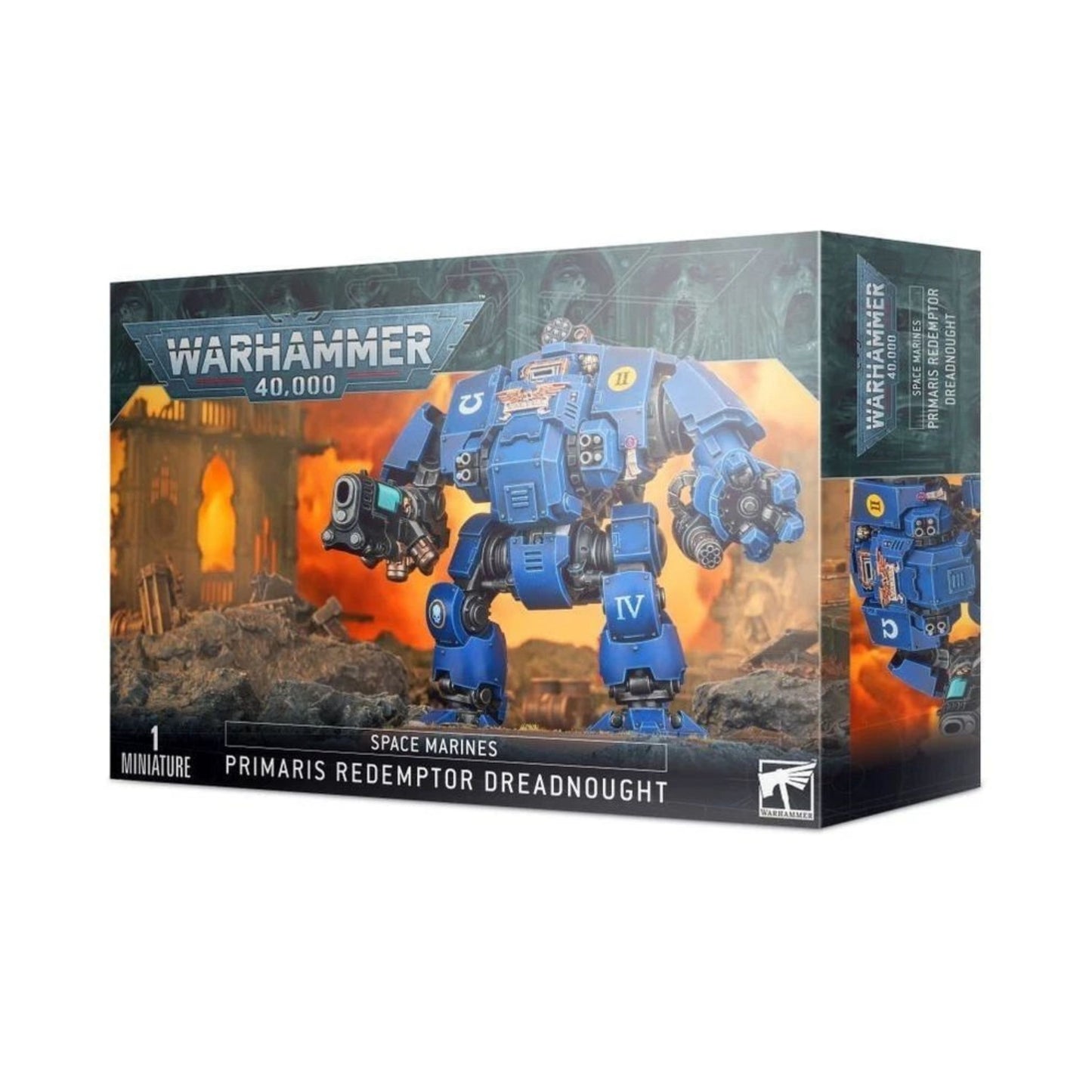 Games Workshop Warhammer 40k: Primaris Redemptor Dreadnought Mini Figure - 1 Miniature