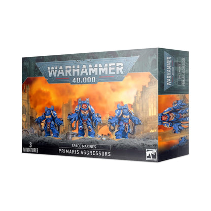 Warhammer 40,000 Space Marines Primaris Aggressors - 3 Miniatures