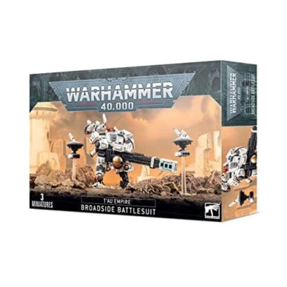 Warhammer 40K T'au Empire: Broadside Battlesuit - 3 Miniatures