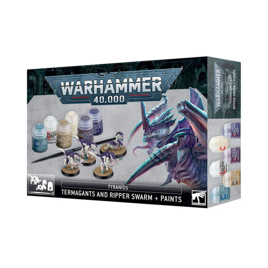 Warhammer 40,000 Tyranid Termagants and Ripper Swam Paint Set