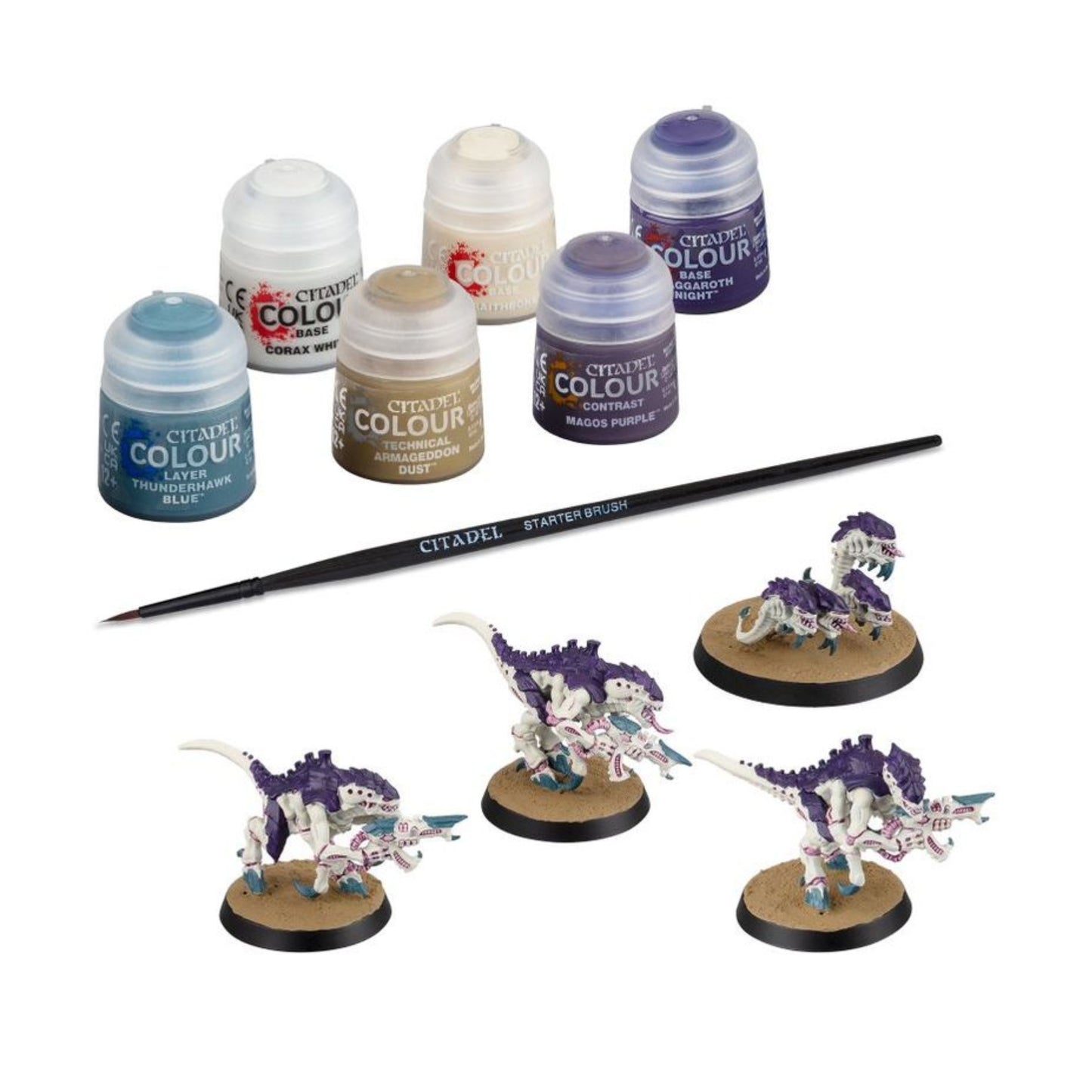 Warhammer 40,000 Tyranid Termagants and Ripper Swam Paint Set