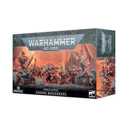 Warhammer 40K World Eaters Khorne Berzerkers - 10 Miniatures