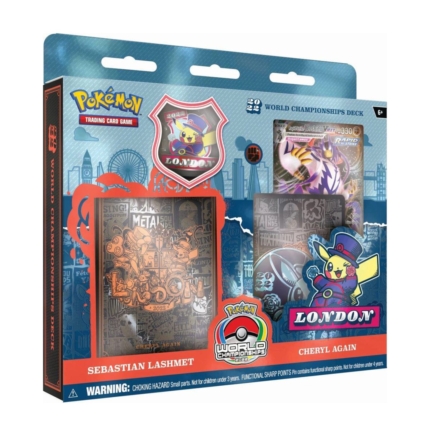 Pokemon TCG World Championship Deck 2022 Sebastian Lashmet Cheryl Again Card Game Set