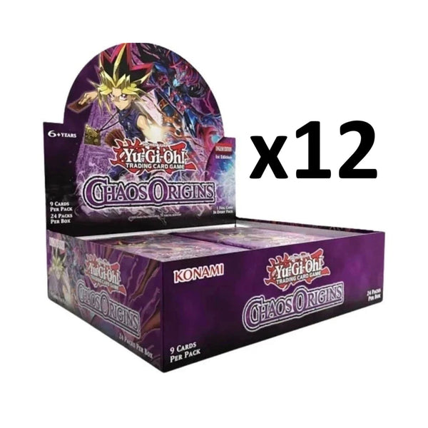 Yu-Gi-Oh! Chaos Origins 1st Edition Booster Box Case (PRE-ORDER)