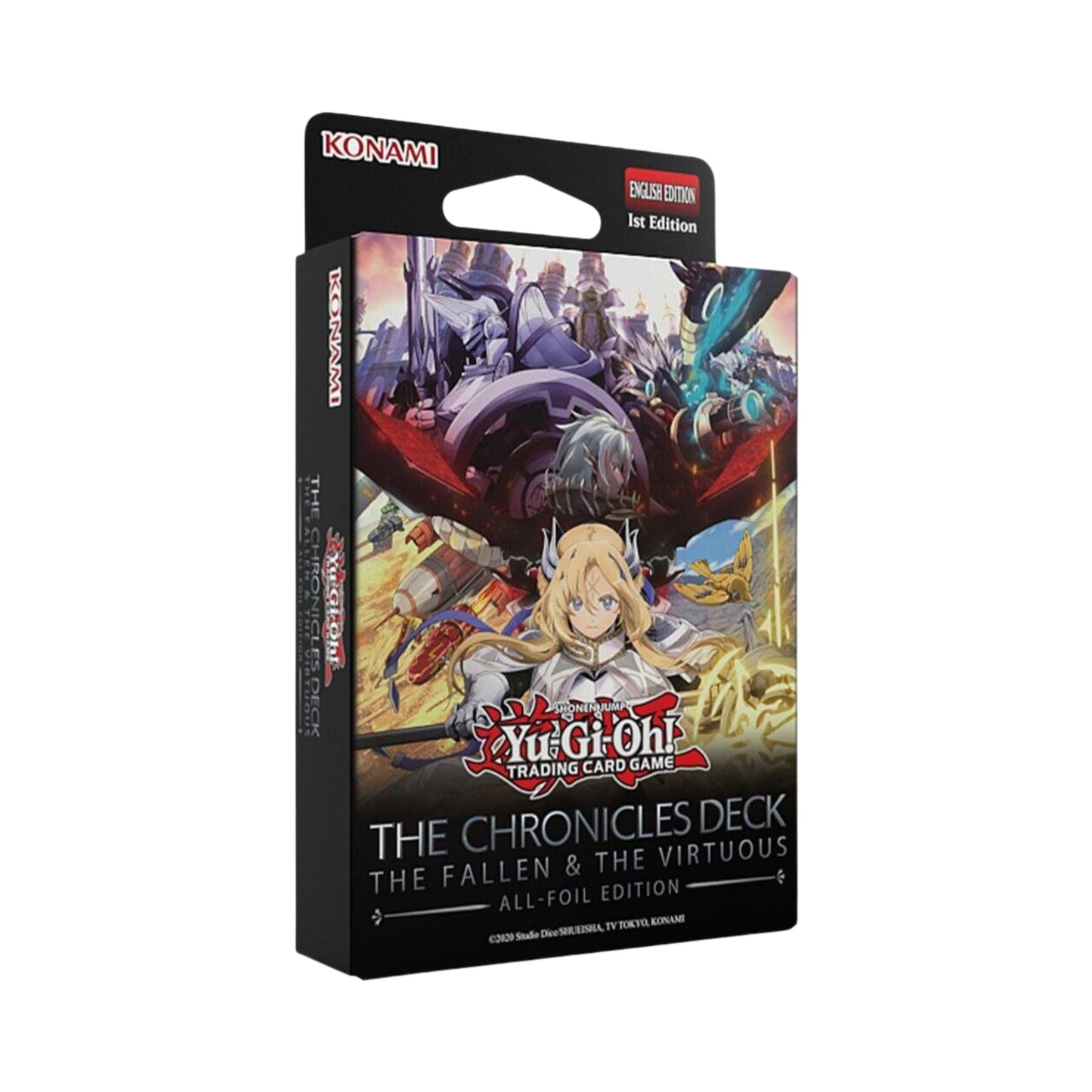 Yu-Gi-Oh TCG The Chronicles Deck The Fallen and The Virtuous All-Foil Edition Trading Card Game