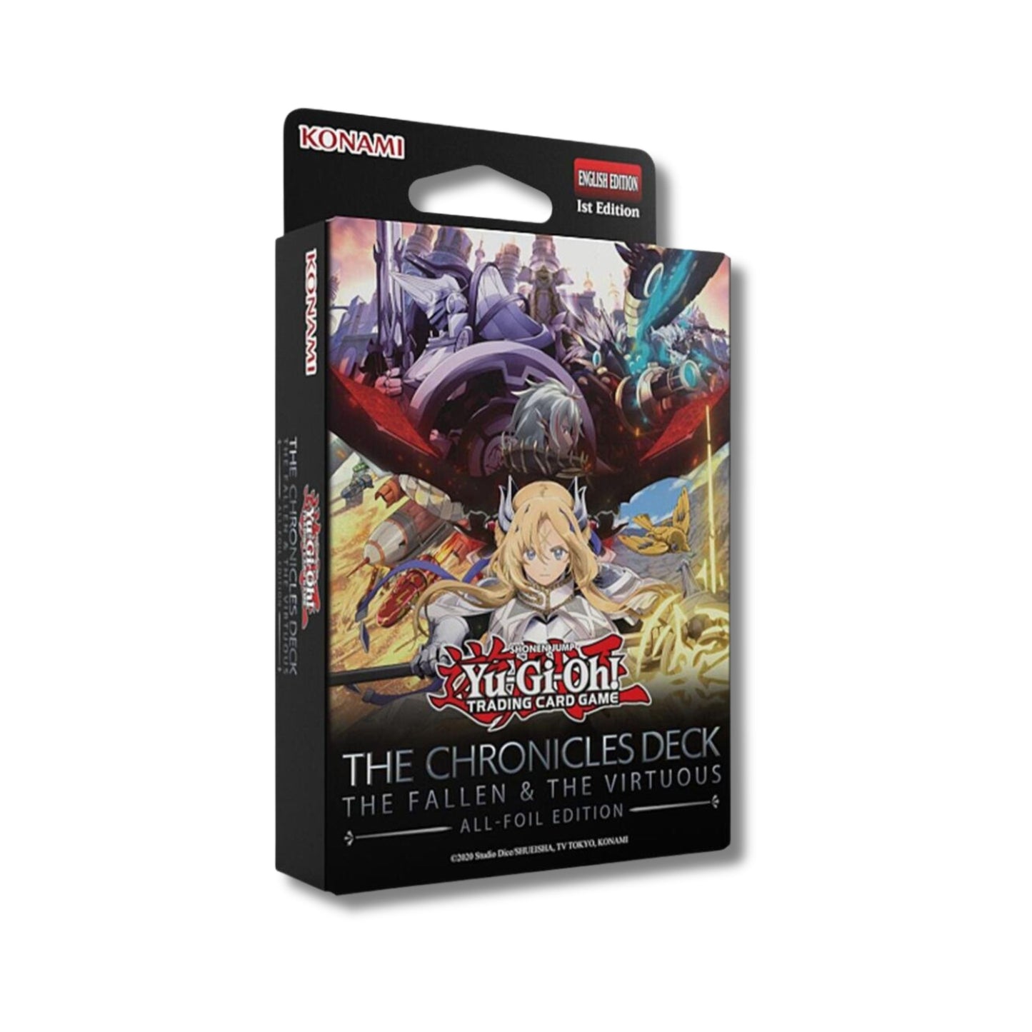 Yu-Gi-Oh TCG The Chronicles Deck The Fallen and The Virtuous All-Foil Edition Trading Card Game