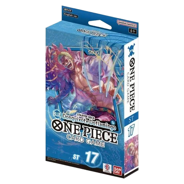 Bandai Namco One Piece Trading Card Game - Starter Deck ST-17 - Donquixote Doflamingo (51-Card Deck)