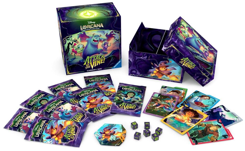 Disney Lorcana Attack of the Vine! Illumineer's Trove Trading Card Gam –  COLLECTION REALM
