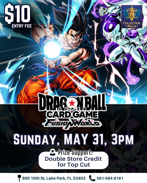 Dragon Ball Super Card Game Fusion World – May 31 (Sun) 3PM