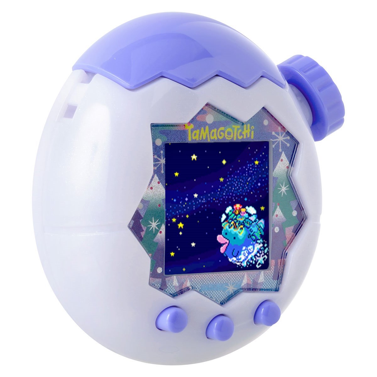 Tamagotchi Paradise White Glacier Digital Pet Device | Interactive Virtual Pet Toy with Zoom Dial, Mini Games, Connection Play & Multiple Fields | Electronic Toy for Kids Ages 6+ (PREORDER - Release Date Aug. 31, 2026)