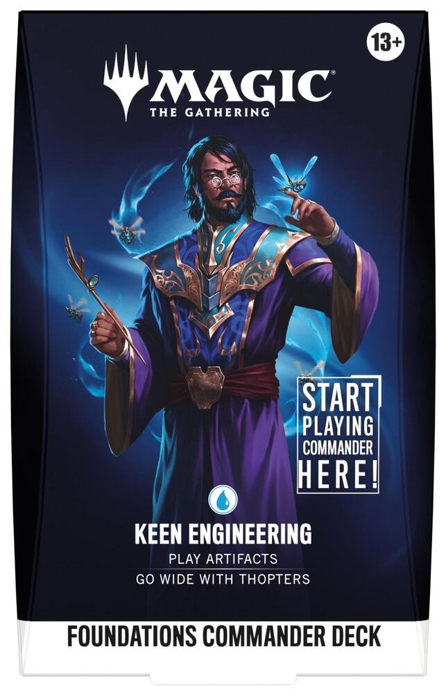 Magic: The Gathering Foundations Commander Deck Keen Engineering FDC COLLECTION REALM Magic: The Gathering Foundations Commander Deck Keen Engineering FDC COLLECTION REALM