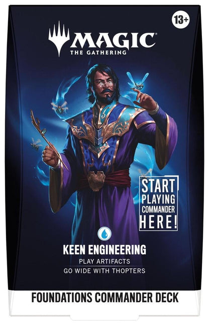 Magic: The Gathering Foundations Commander Deck Keen Engineering FDC – – COLLECTION REALM