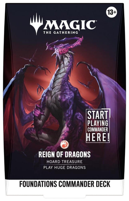 Magic The Gathering Foundations Commander Deck Reign of Dragons Read COLLECTION REALM Magic The Gathering Foundations Commander Deck Reign of Dragons Read COLLECTION REALM