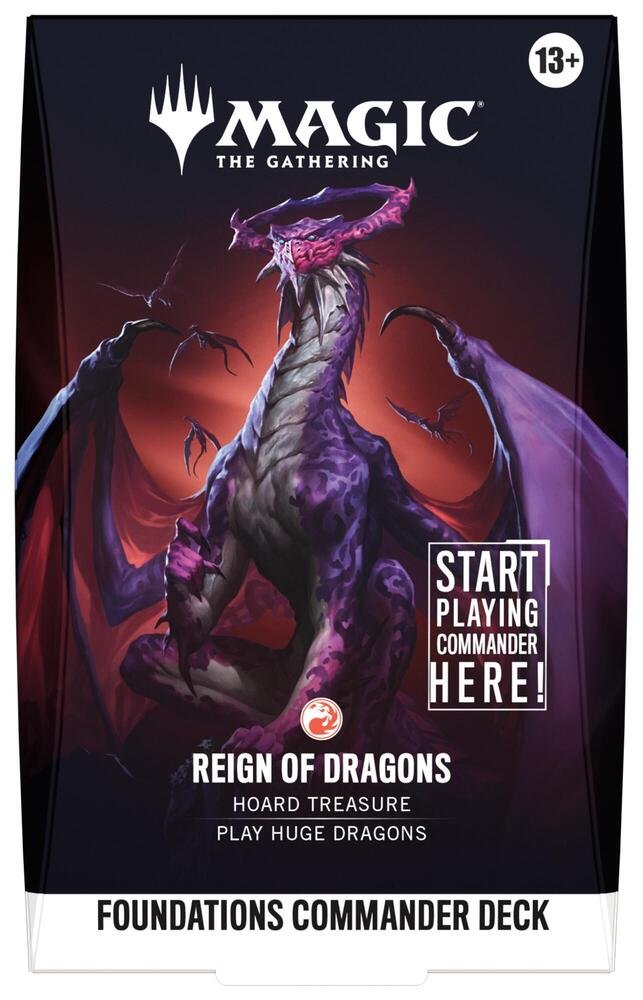 magic foundations collector booster box Magic The Gathering Foundations Commander Deck Reign of Dragons – Read –  COLLECTION REALM