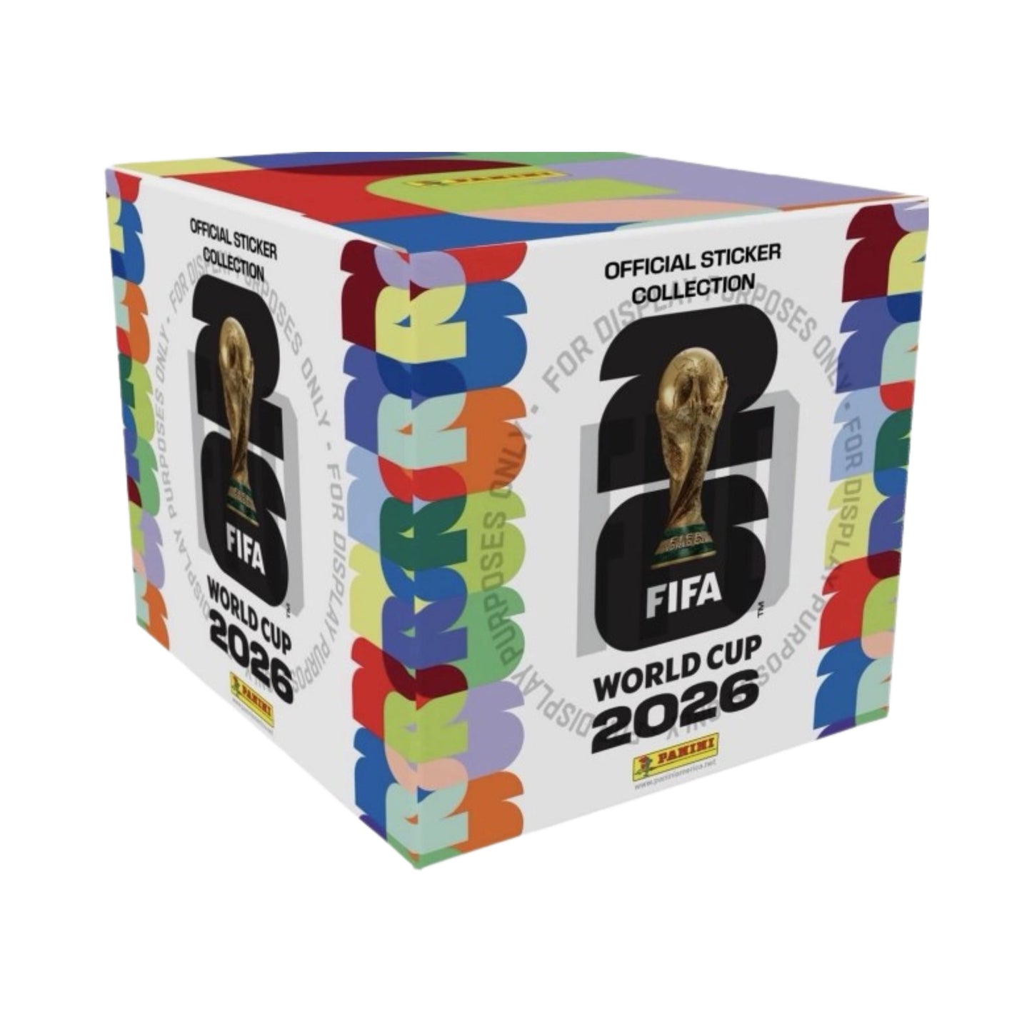 Panini FIFA World Cup 2026 Official Sticker Packs Box (50 Packs) - Collectible Soccer Stickers with Limited Parallel Inserts for Fans & Collectors