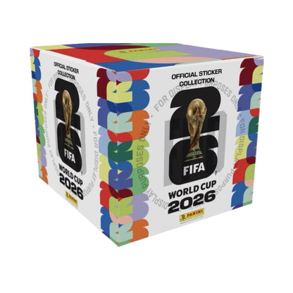 Panini FIFA World Cup 2026 Official Sticker Packs Box (50 Packs) - Collectible Soccer Stickers with Limited Parallel Inserts for Fans & Collectors