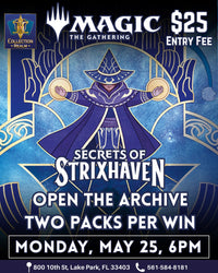 MTG Secrets of Strixhaven Tournament – May 25 (Mon) 6PM