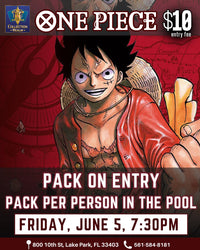 One Piece Card Game Tournament – June 5, 2026 (Friday 7:30PM)