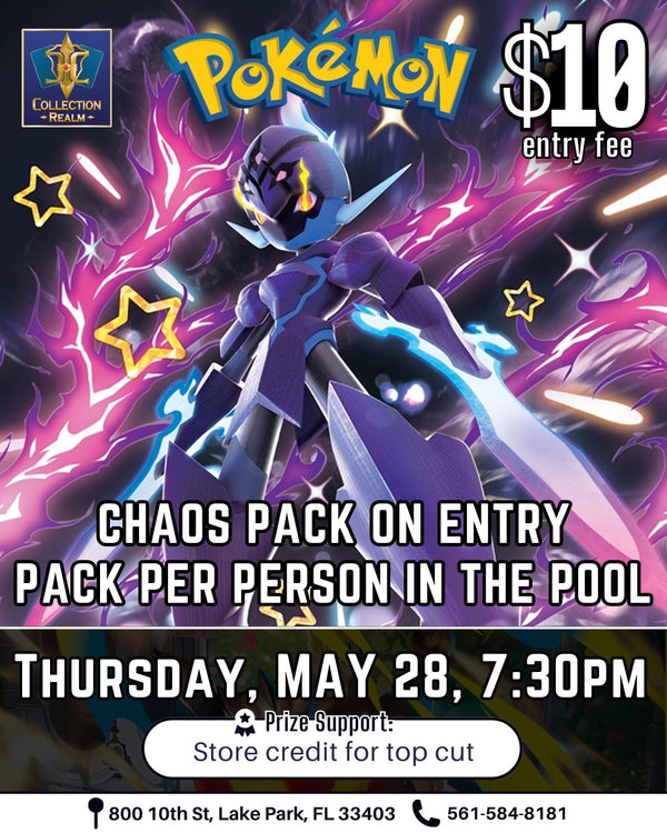 Pokémon TCG Tournament – May 28 (Thurs) 7:30PM
