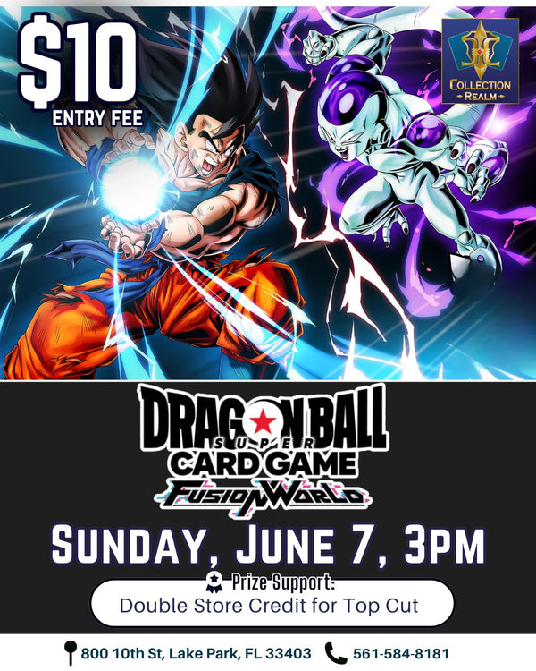 Dragon Ball Super Card Game Fusion World – June 7, 2026 (Sunday 3PM)