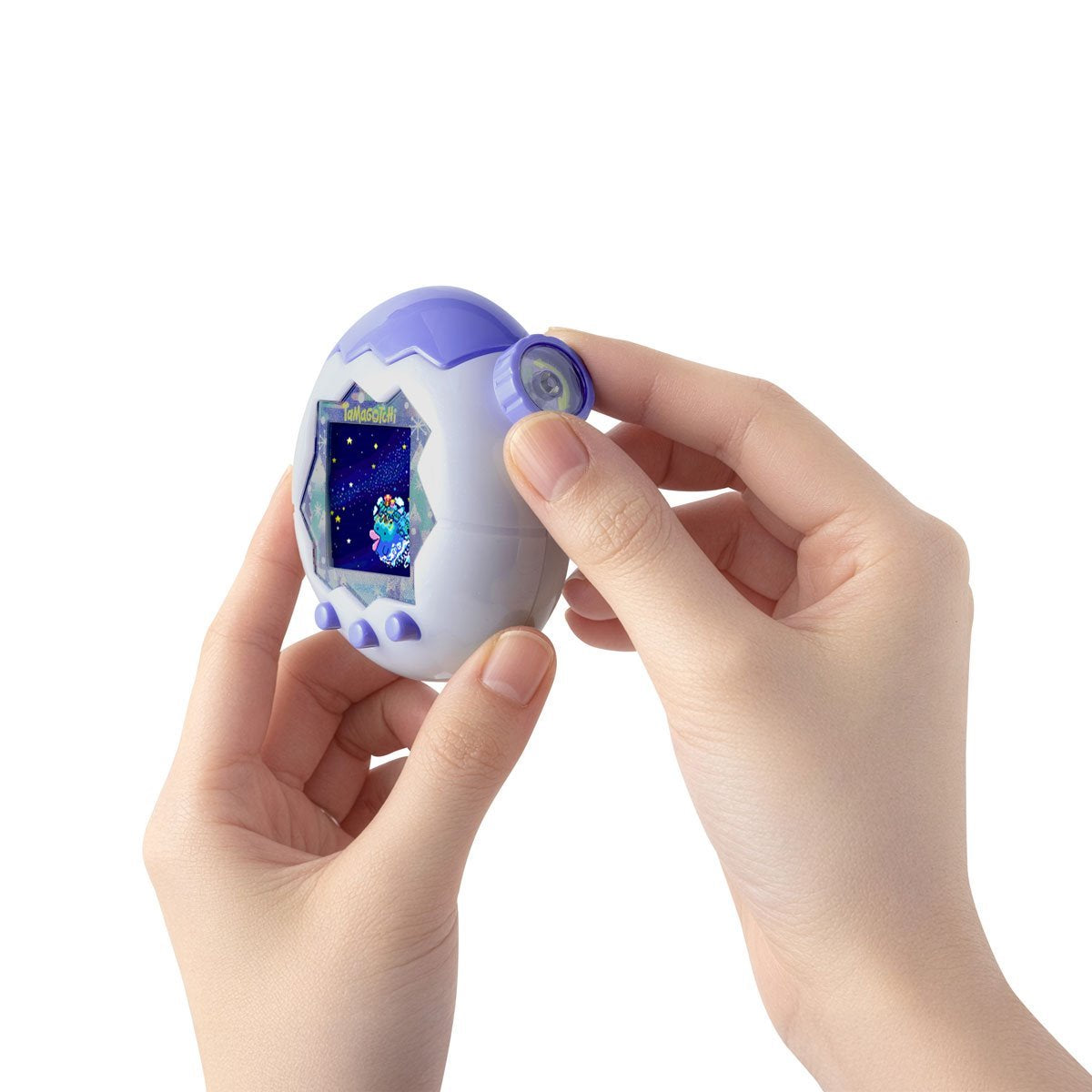 Tamagotchi Paradise White Glacier Digital Pet Device | Interactive Virtual Pet Toy with Zoom Dial, Mini Games, Connection Play & Multiple Fields | Electronic Toy for Kids Ages 6+ (PREORDER - Release Date Aug. 31, 2026)