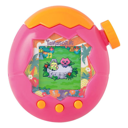 Tamagotchi Paradise Orange Tropics Digital Pet with Zoom Dial, Interactive Virtual Pet Care, Mini Games, Friend Connection Play, Unlockable Fields, Ages 6+ (PREORDER - Release Date Aug. 31, 2026)