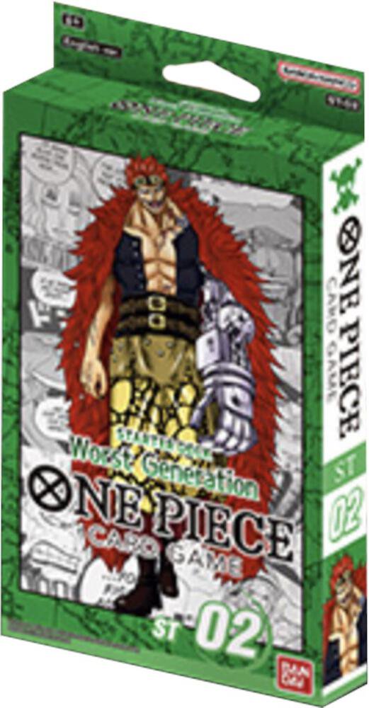 One Piece TCG ST-02 Starter Deck Worst Generation Trading Card Game Deck Set