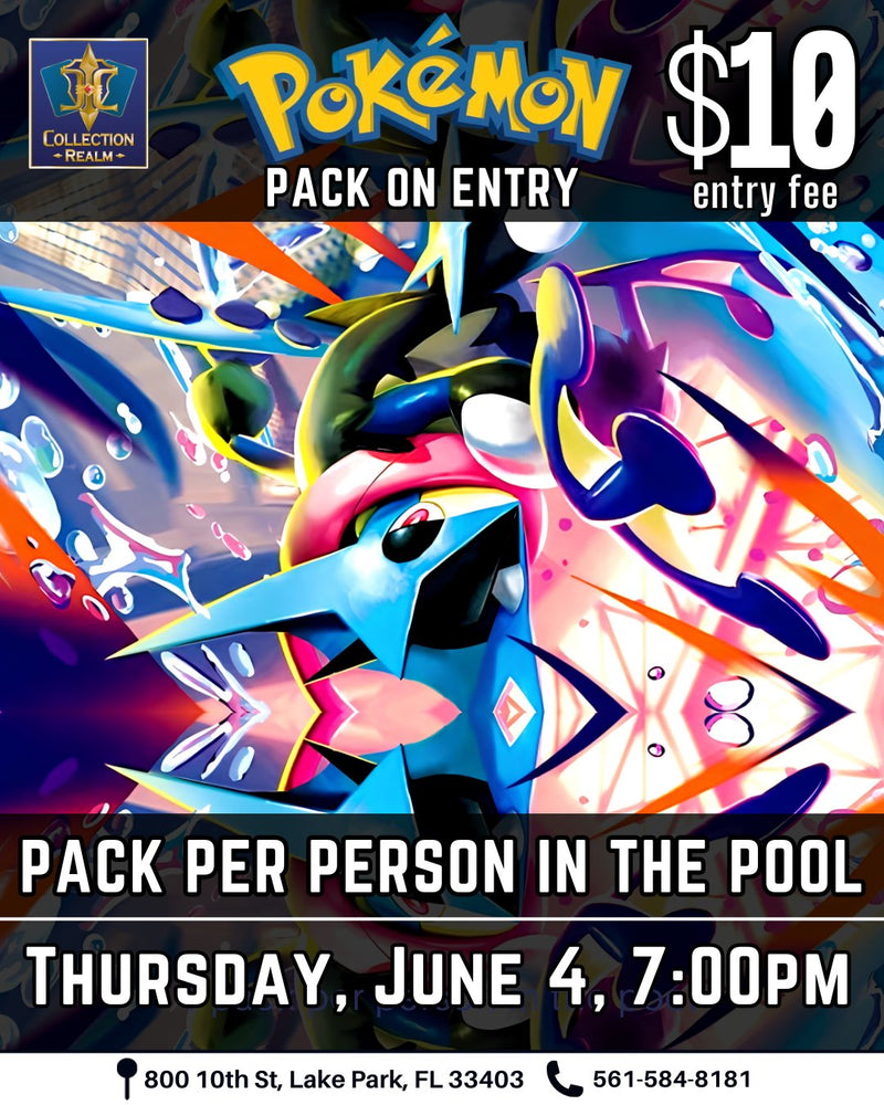 Pokémon TCG Tournament – June 4, 2026 (Thursday 7PM)
