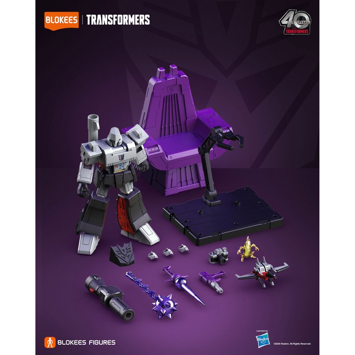 Blokees Transformers Shining Version 1 Roll Out G1 Megatron Light Up (PRE-ORDER - Release Date: June 10, 2026)