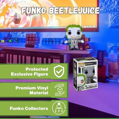 Ghost Beetlejuice Funko Pop! Movies - Vinyl Figure #05 with Display Box Protector Case