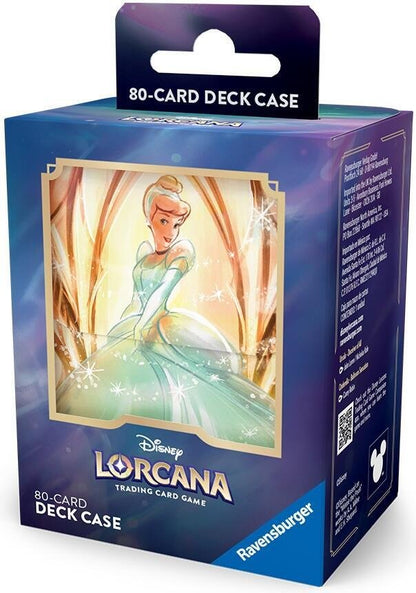 Disney Lorcana TCG Archazia's Island Cinderella Deck Box - 80 Sleeved Card Deck Case