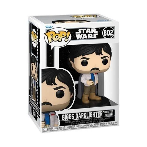 Biggs Darklighter (Deleted Scenes) #802 Funko Pop! Star Wars: Episode IV - A New Hope - Approx. 4 1/2" Collectible Vinyl Figure Bundled with Display Box Protector Case - Estimated Arrival: Nov. 2025 (PRE-SALE)