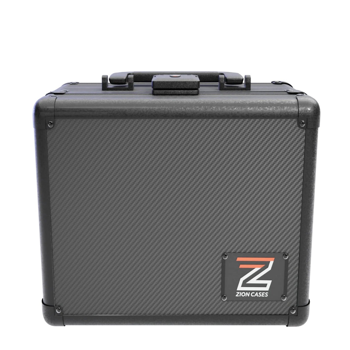 Zion Cases Slab Case 2 Row Carbon Fiber, Trading Card Slab Storage Case, Holds Up to 60 Slabs, TSA Approved Locks, High-Grade Foam Interior, Protective Carrying Case for Collectors (PRE-ORDER)