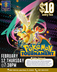 Pokémon Trading Card Game Tournament – Feb 12 (Thu) 7:30 PM