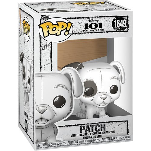 Patch #1649 Funko Pop! Disney Sketched 101 Dalmatians - Approx. 2 1/2" Collectible Vinyl Figure Bundled with Display Box Protector Case - Estimated Arrival: Oct. 2025 (PRE-SALE)