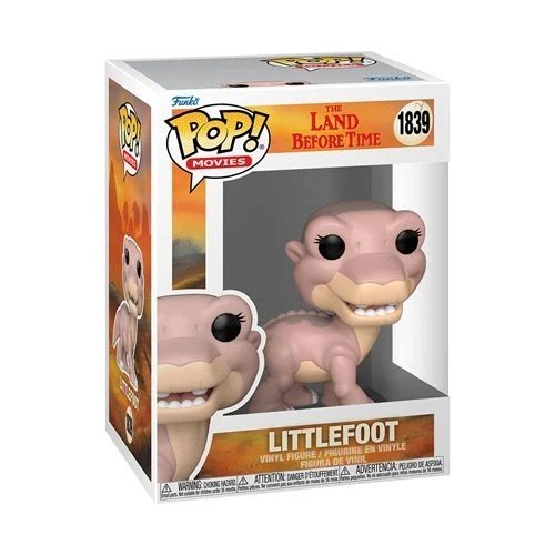 The Land Before Time Funko Pop! Movies - Set of 5 (Littlefoot #1839, Petrie #1840, Ducky #1841, Cera #1842, and Spike #1844) Collectible Vinyl Figures
